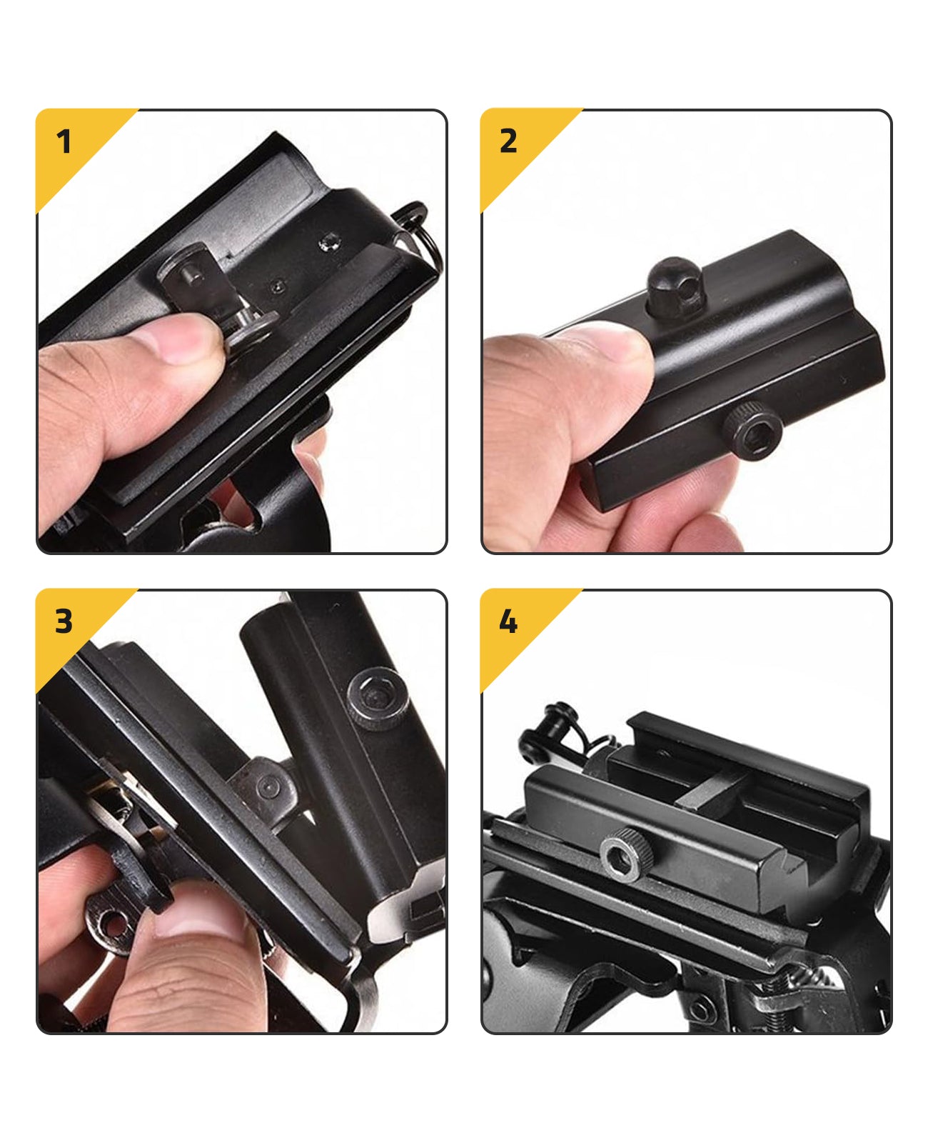 CVLIFE Bipod 9-13 Inches Rifle Bipod for Picatinny and M-rail