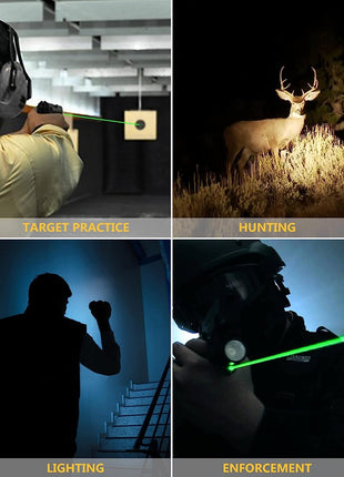 Green Laser Light for Target Practice, Hunting, Lighting and Enforcement