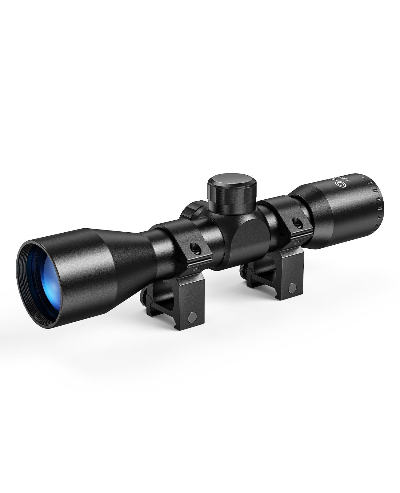 PINTY 4x32 Rifle Scope - Compact, Mil-Dot Reticle With Mounts For Hunting