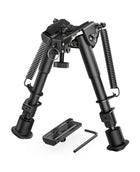 6-9 Inches Rifle Bipod with Bipod Mount Adapter for M-Rail