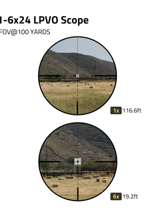 1-6x24 LPVO Scope for Olympics