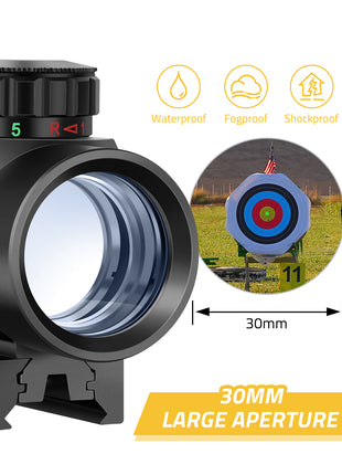 Waterproof & fogproof & shockproof of the red dot sight