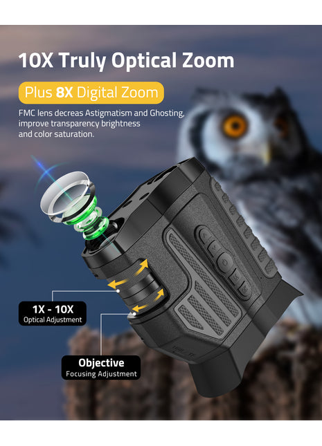 Plus 8X Digital Zoom Night Vision Binoculars