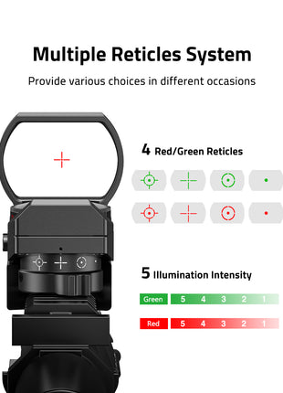 The Red Dot Sight With Multiple Reticles System