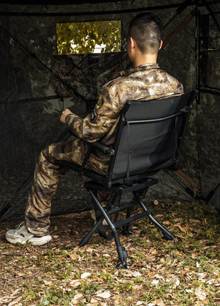 360 Degree Silent Swivel Hunting Chair for Blind and Camping