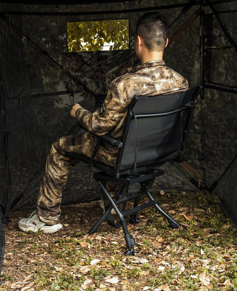 360 Degree Silent Swivel Hunting Chair for Blind and Camping