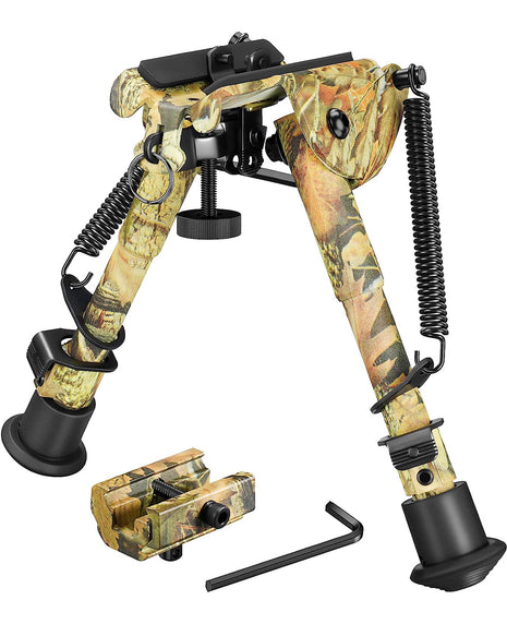 The bipod length for prone shooting