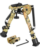 The bipod length for prone shooting