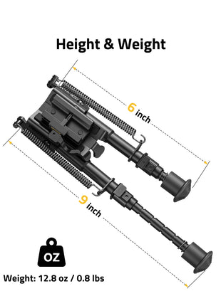 The size of bipod