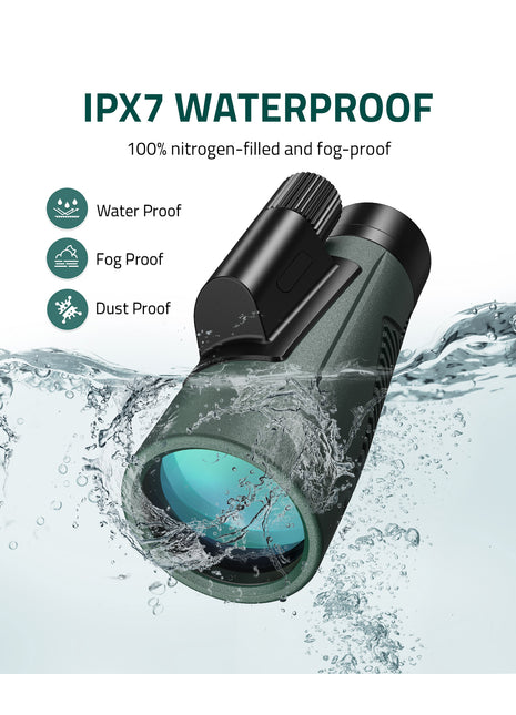Waterproof & fogproof & dustproof monocular scope