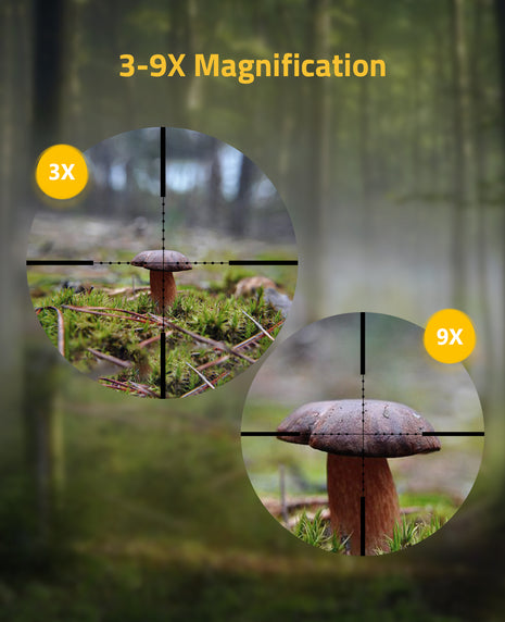 3-9X Magnification rifle scopes