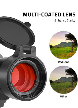 Advanced Multi-Coated Lens Red Dot Sight