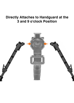 CVLIFE 7.5-9 Inches Rifle Bipod Compatible with M-Rail