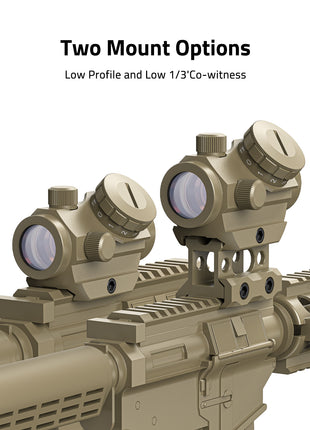 The Red Dot Sight With Two Mount Options