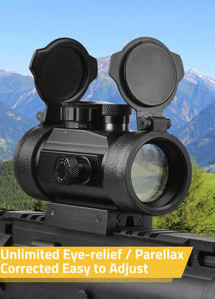 The red dot sight easy to adjust 