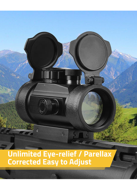 The red dot sight easy to adjust 