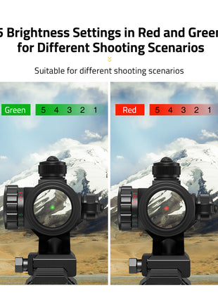 The dot sight scope is cheaper  than vortex red dot sight