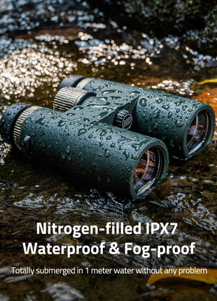 Waterproof binoculars for hunting and shooting