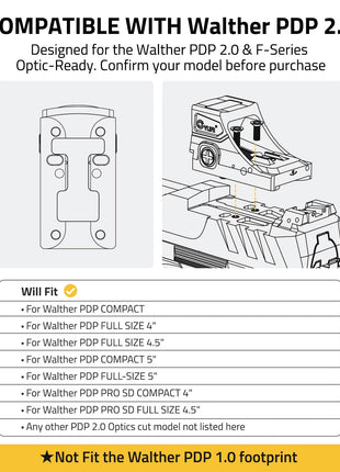 compatibility - CVLIFE BearSwift M06 Solar Red Dot Sight for PDP 2.0