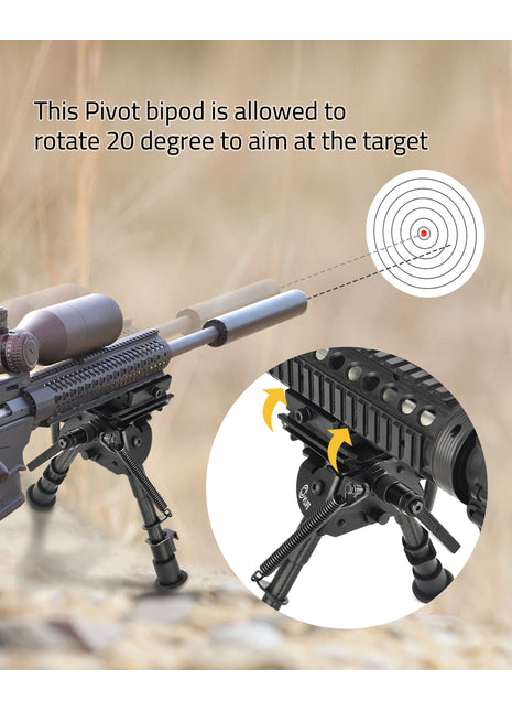 The bipod is more cost-effective than magpul bipod