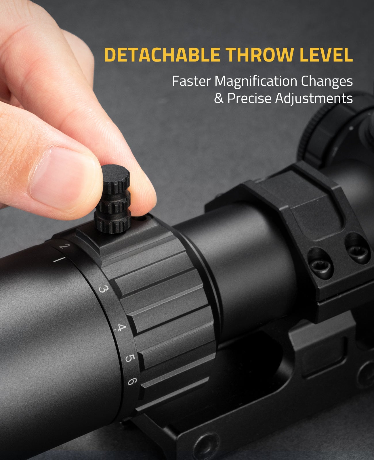 CVLIFE EagleFeather 1-6X24 LPVO Rifle Scope with Illuminated BDC Retic