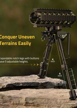 The bipod with rail mount