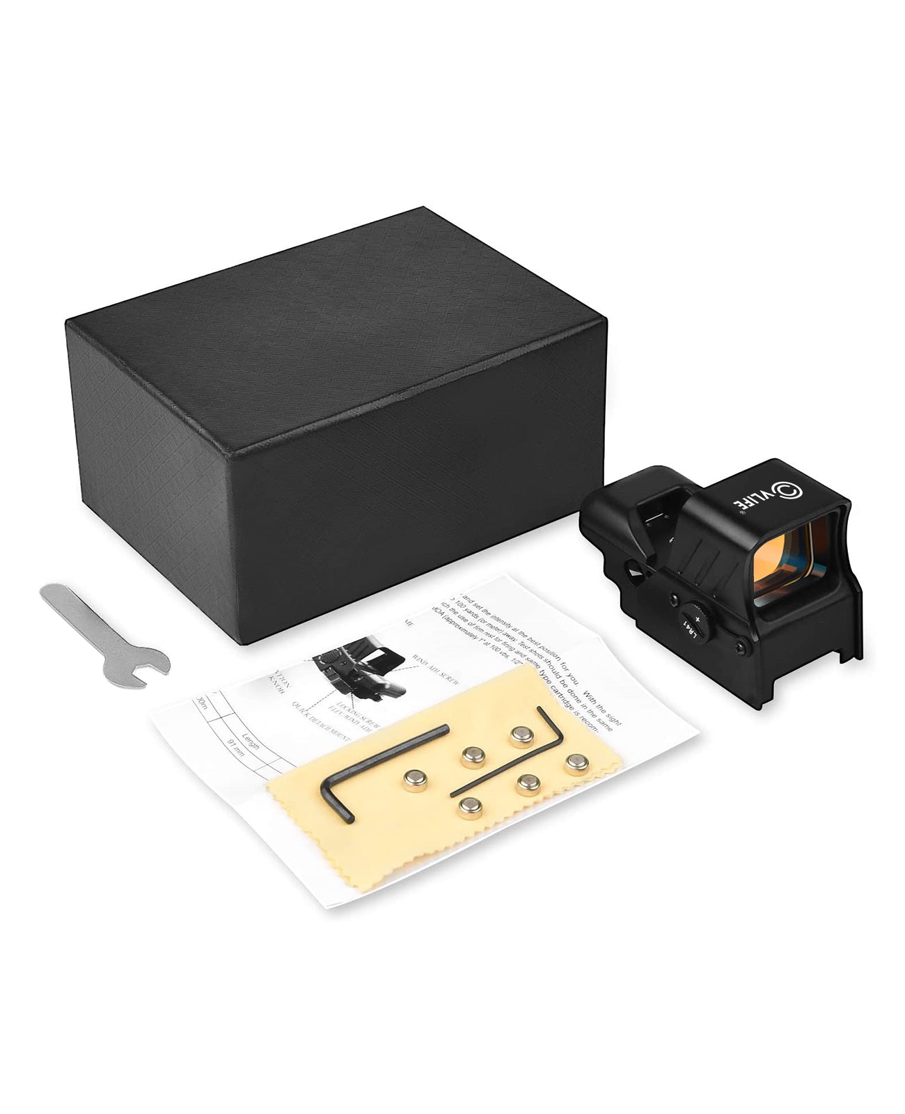 CVLIFE FoxSpook 1x22x33 Red Dot Sight 4 Reticles Dot Sight