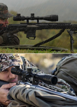 Waterproof and enduring rifle scope for shooting