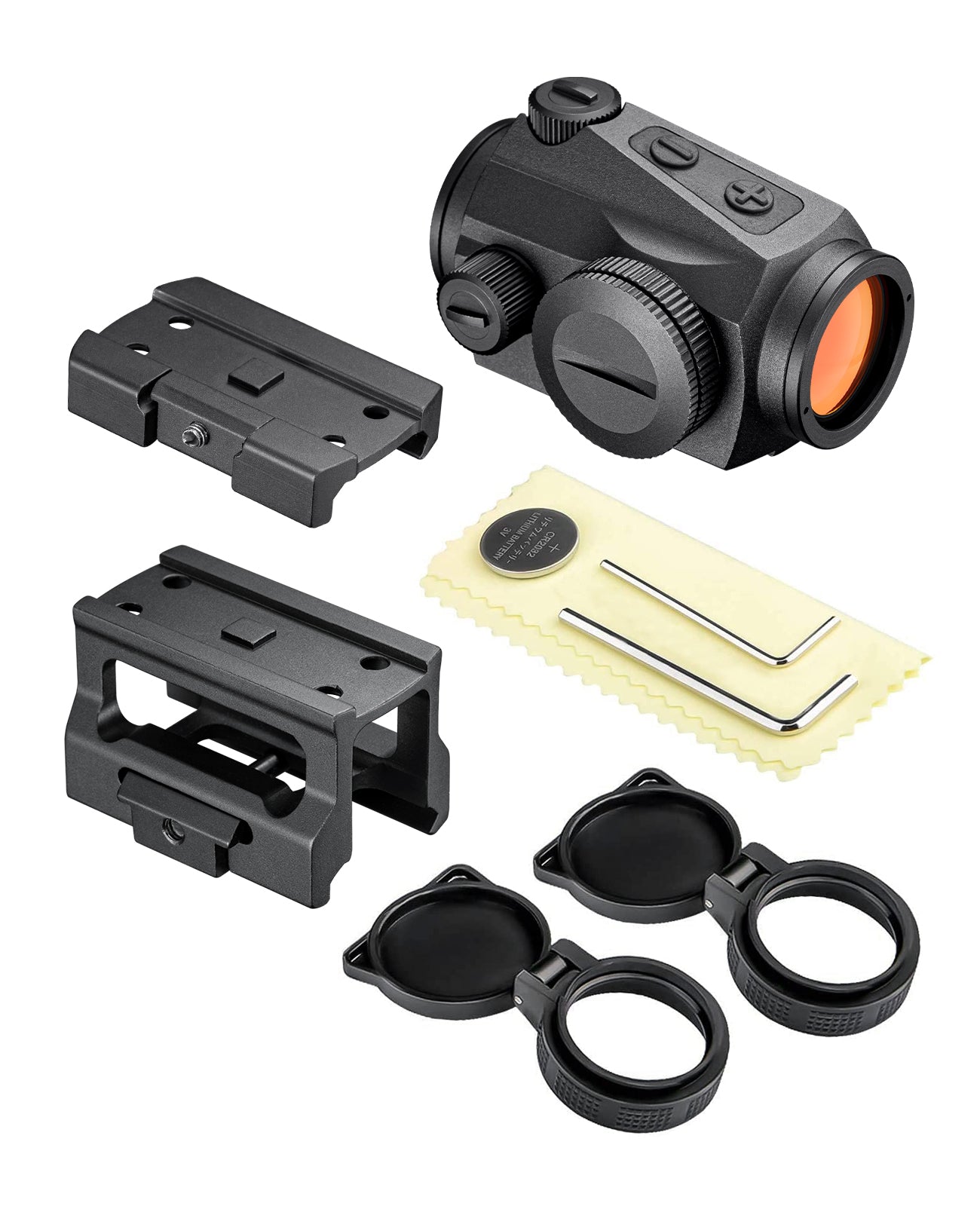 CVLIFE JackalHowl 2 MOA Red Dot Sight Auto On & Off 1x20mm Compact Dot