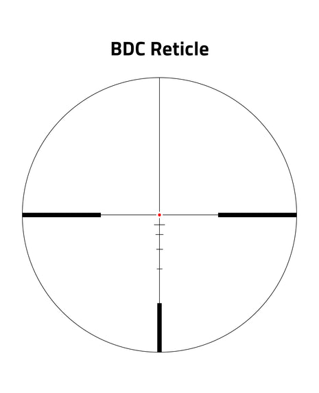 The BDC reticle of the scope