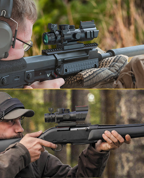 Shotgun rifle scopes