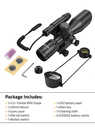 Rifle scopes parts catalog