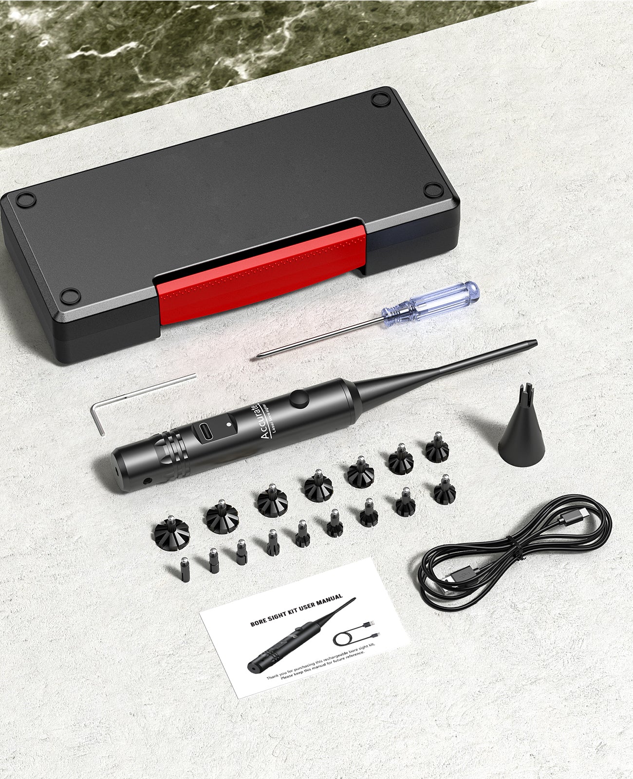 RAM - Laser Boresighter voor afstellen Richtkijker / kaliber 5,5mm tot 12mm RAM - Laser Boresighter voor afstellen Richtkijker / kaliber 5,5mm tot 12mm