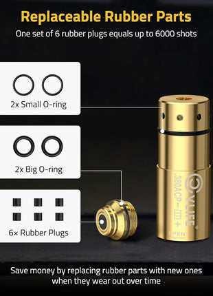 CVLIFE Boresight with Replaceable Rubber Parts