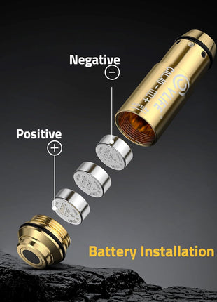 The Battery Installation of the .40 Laser Bore Sight