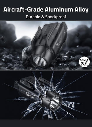 The Durable & Shockproof Pistol Flashlight