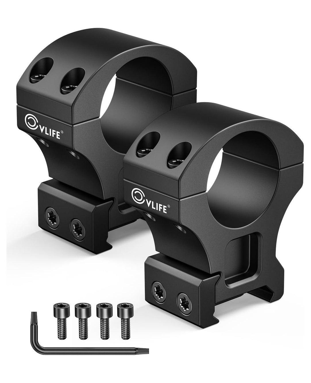 CVLIFE 1 Inch Scope Rings - Low Medium High Profile Precision Scope Mo