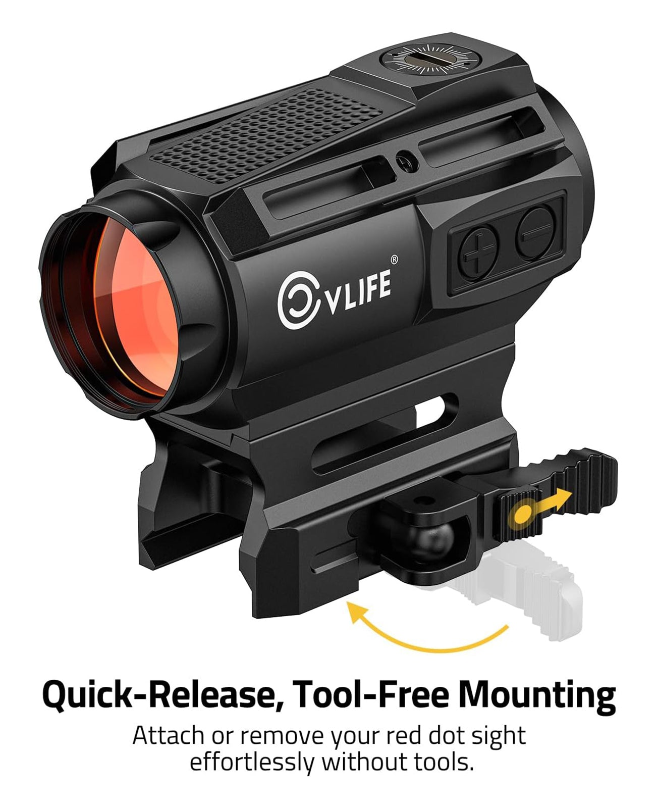 CVLIFE WildHawk 25mm Large Lens Solar Multi-Reticle Motion Awake Red D