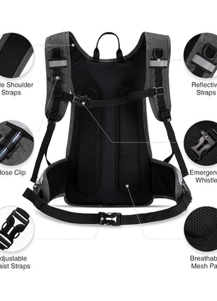 The Structure of CVLIFE 3L Hydration Backpack