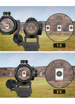 Red Dot Sight with 3x Magnification