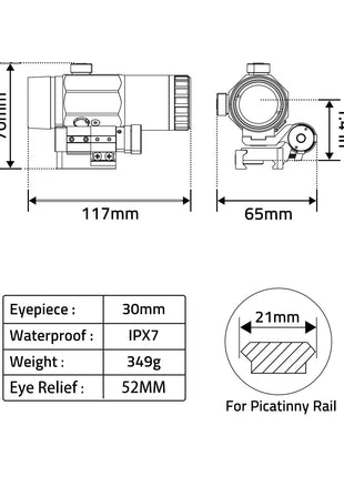 Details of CVLIFE Red Dot Sight