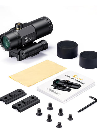 Package of CVLIFE 3x Red Dot Magnifier