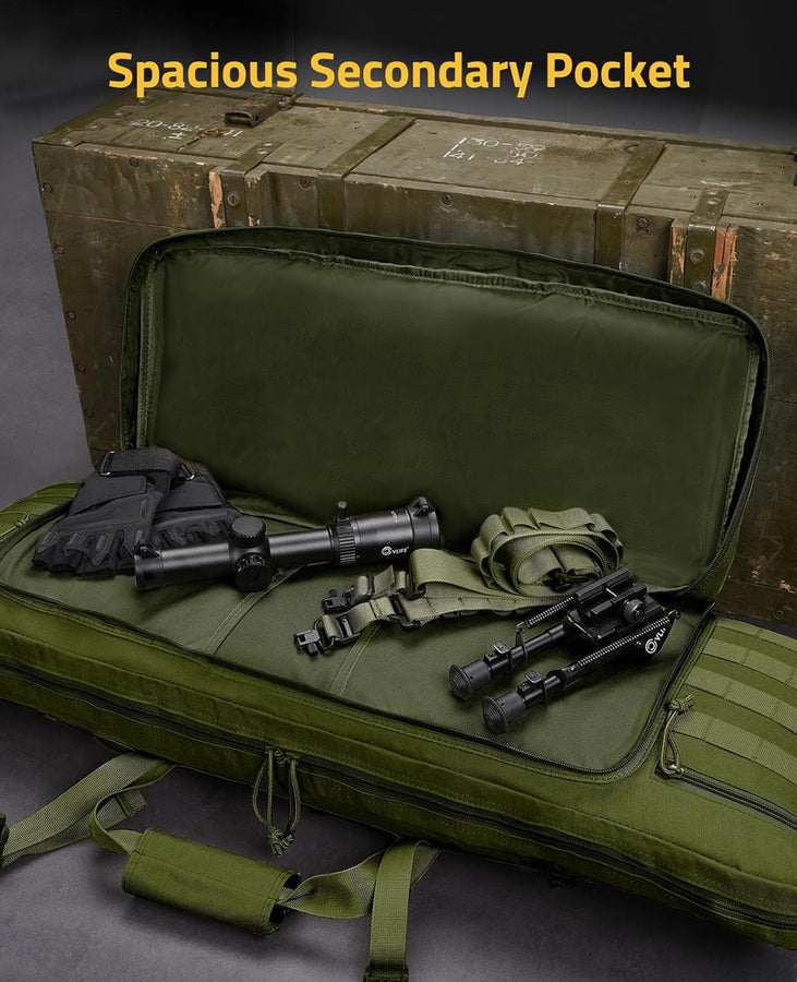CVLIFE 42 Inches Double Soft Rifle Case Long Bag