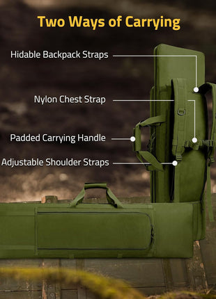 CVLIFE Top Tactical Long Bag