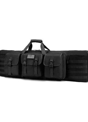 CVLIFE 42 Inches Double Soft Rifle Case Black Tactical Long Bag