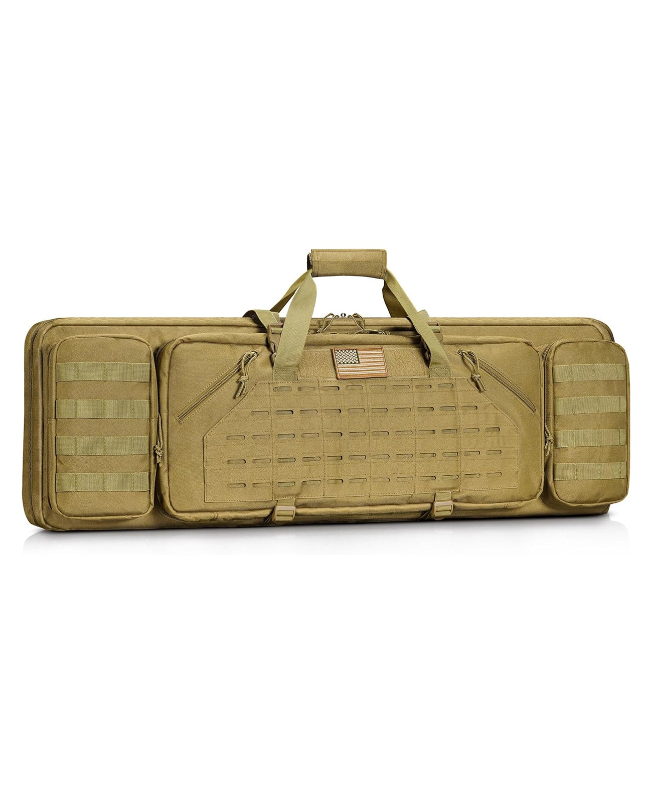 37-55 Inch Tactical Rifle Bag Gun Sock - Double Case Hunting Storage Backpack