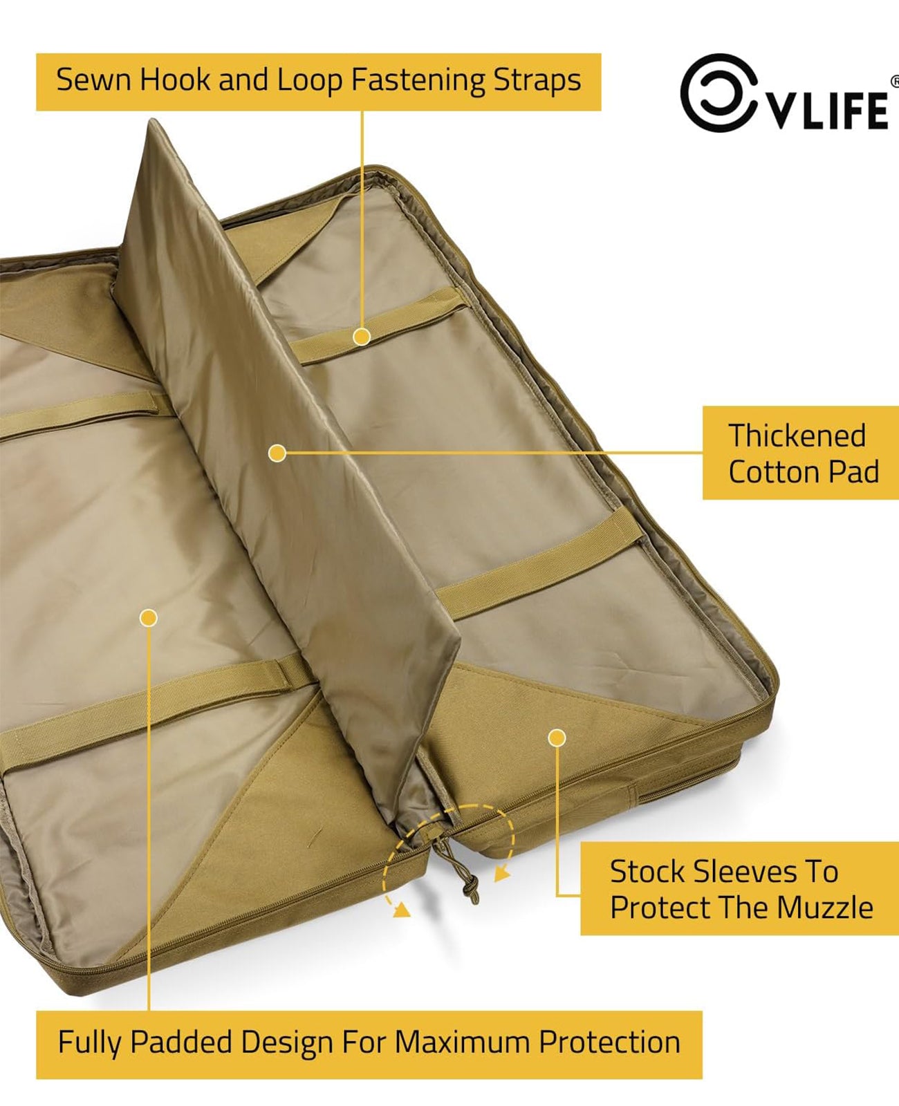 MADOG 40 inch Double Rifle Bag Soft Pistol Cases Long MADOG 40 inch Double Rifle Bag Soft Pistol Cases Long