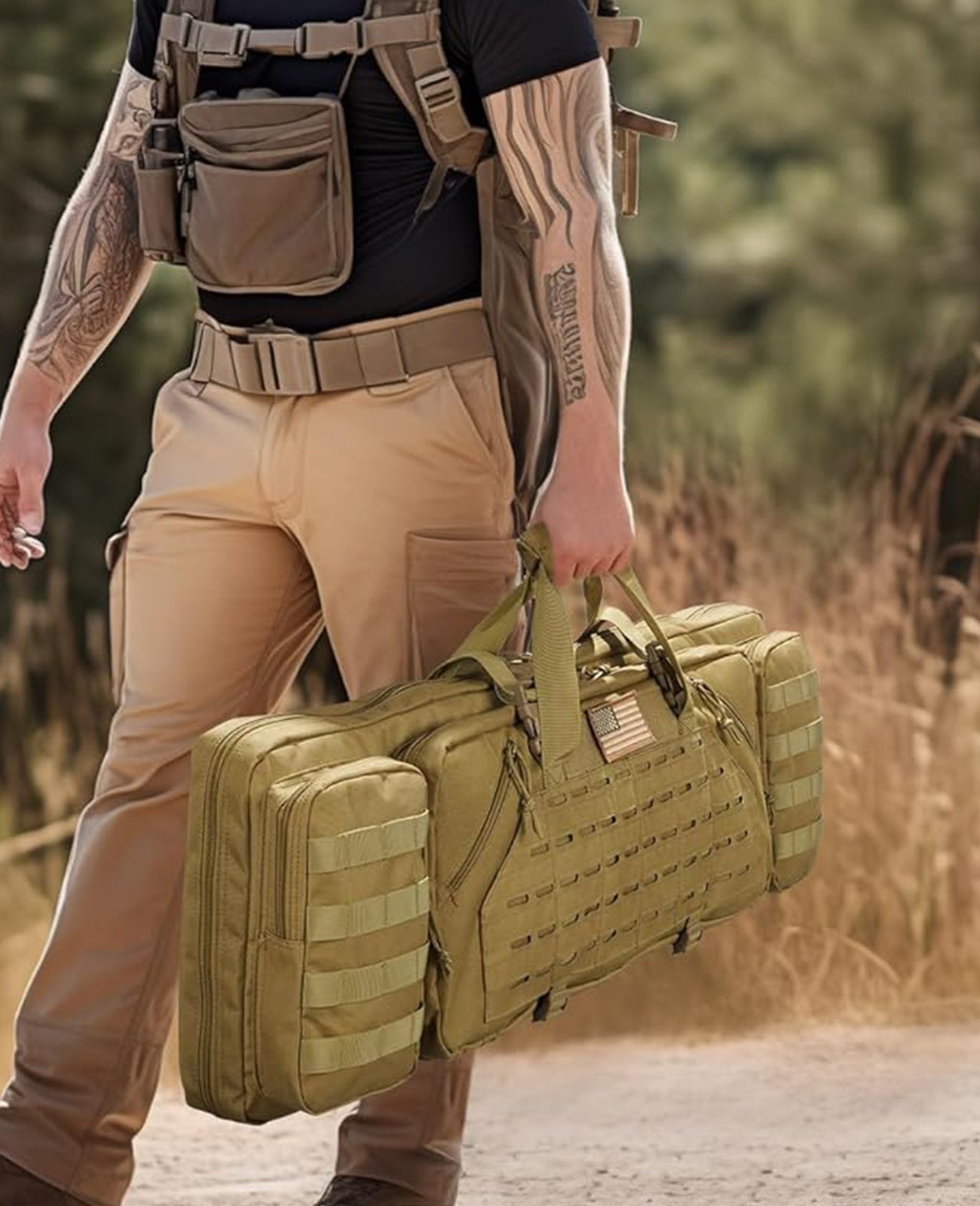 Blue Rifle Bag CVLIFE 42