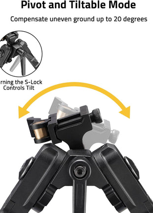 The Enduring Bipod with Pivot and Tiltable Mode