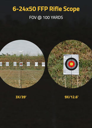 The Unobservable 6-24x50 FFP Rifle Scope